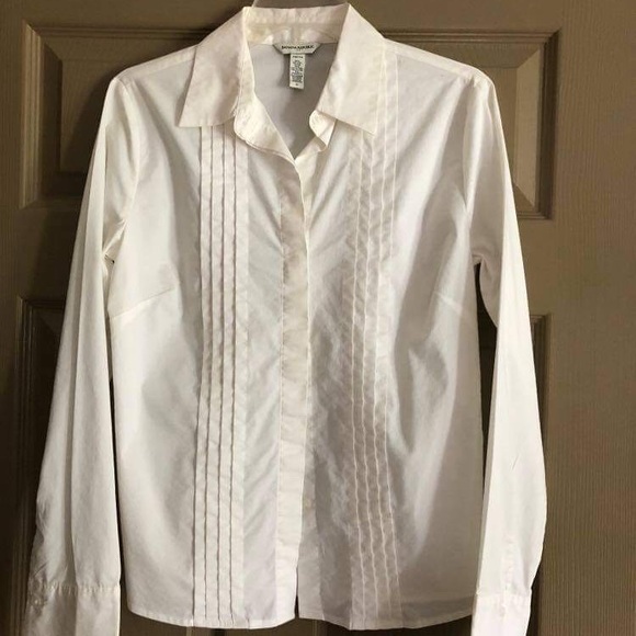 White Button Up Blouse - Picture 1 of 3